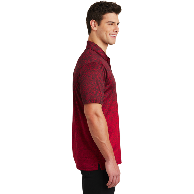 State Red & Black Ombre Polo