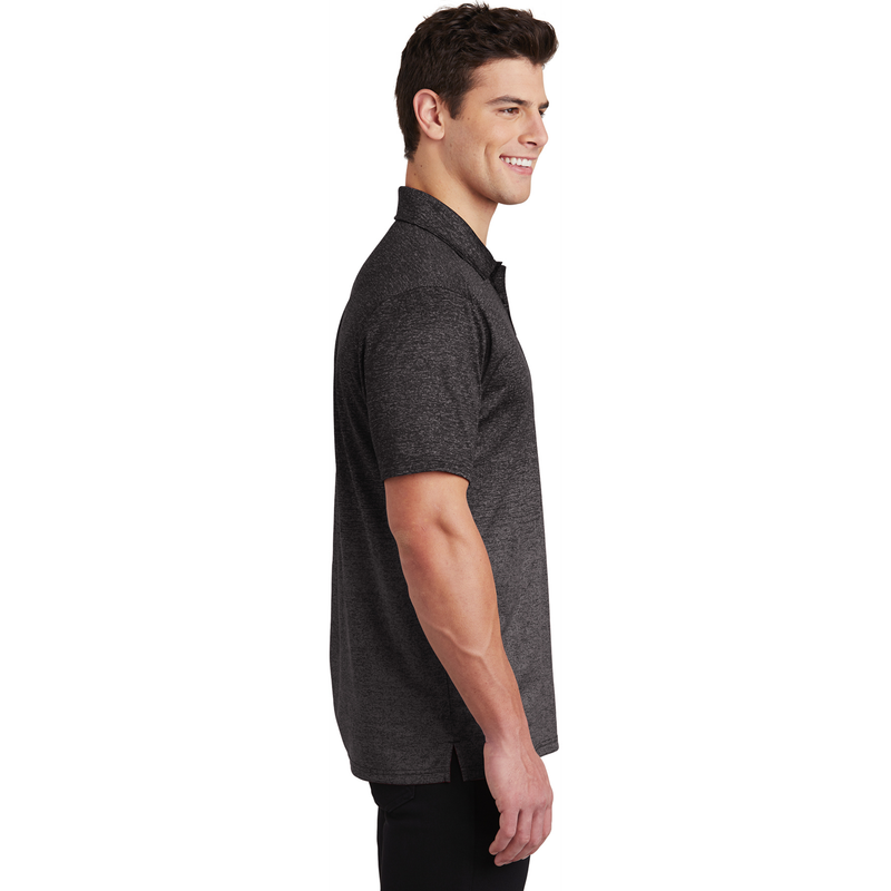 Iron Grey/Black Ombre Polo